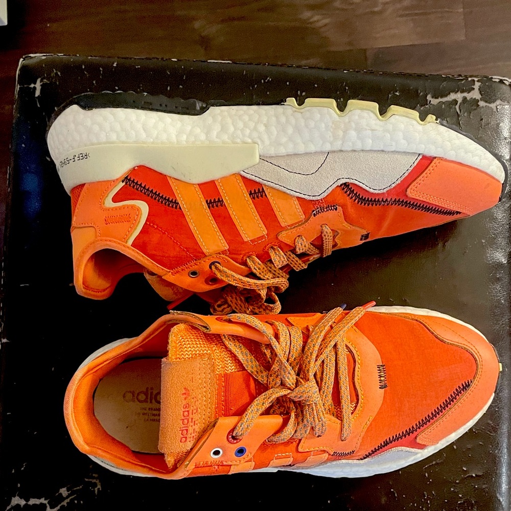 Orange Adidas Sneakers